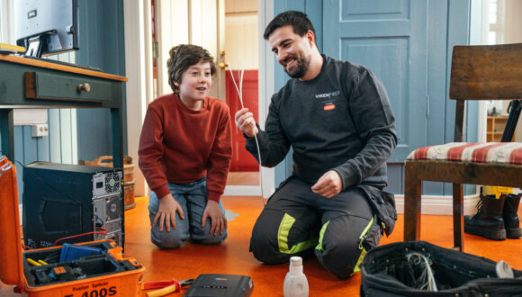 Viken Fiber installasjon